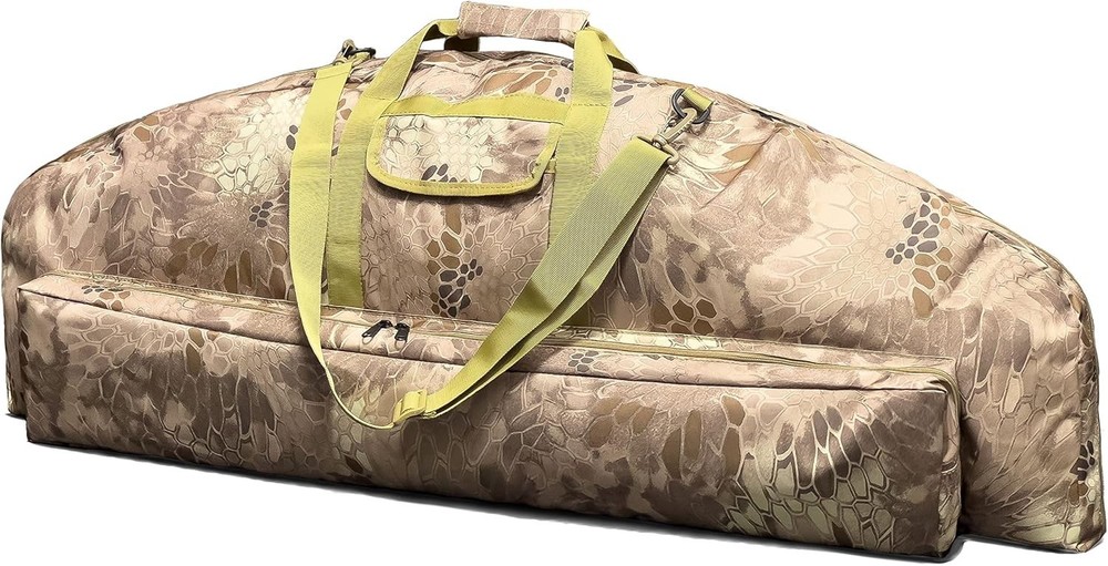 Python Brown Padded Bow Case with Adjustable Strap