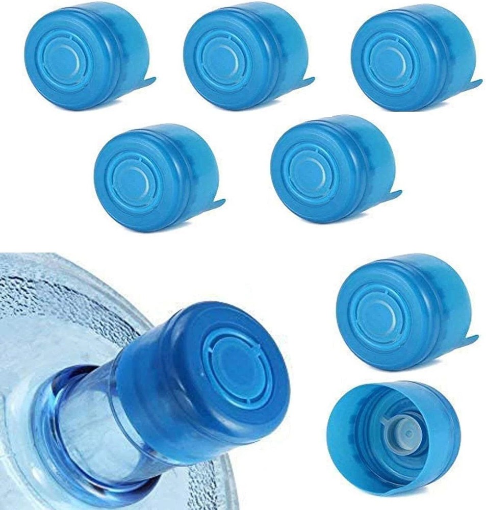Water Bottle Caps Reusable Gallon Snap On Cap Lid Drinking Primo Non Spill 5 pcs