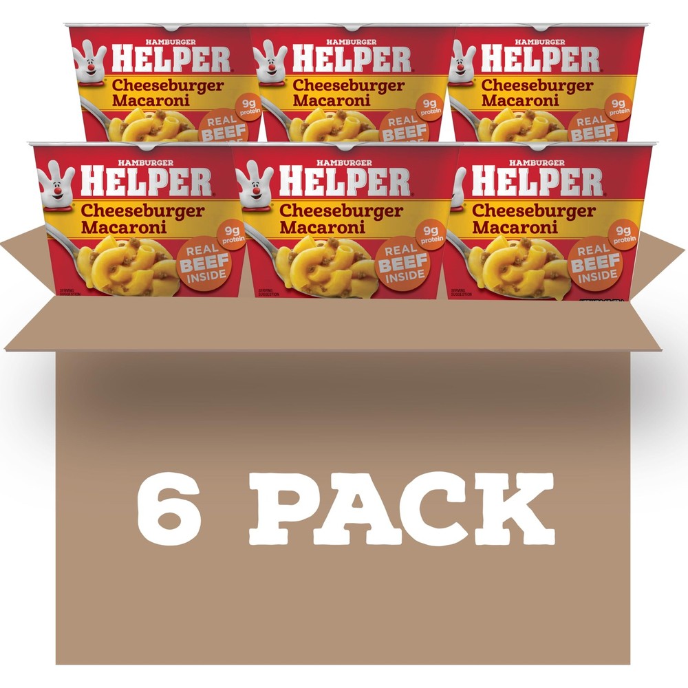 Hamburger Helper Cheeseburger Macaroni 2 Oz (Pack of 6),