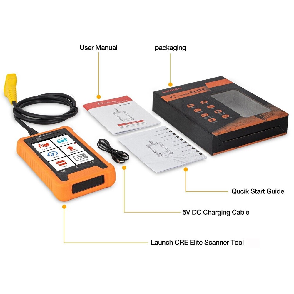 LAUNCH X431 Elite for GM Bidirectional Diagnostic Tool OBD2 Scanner Code Reader