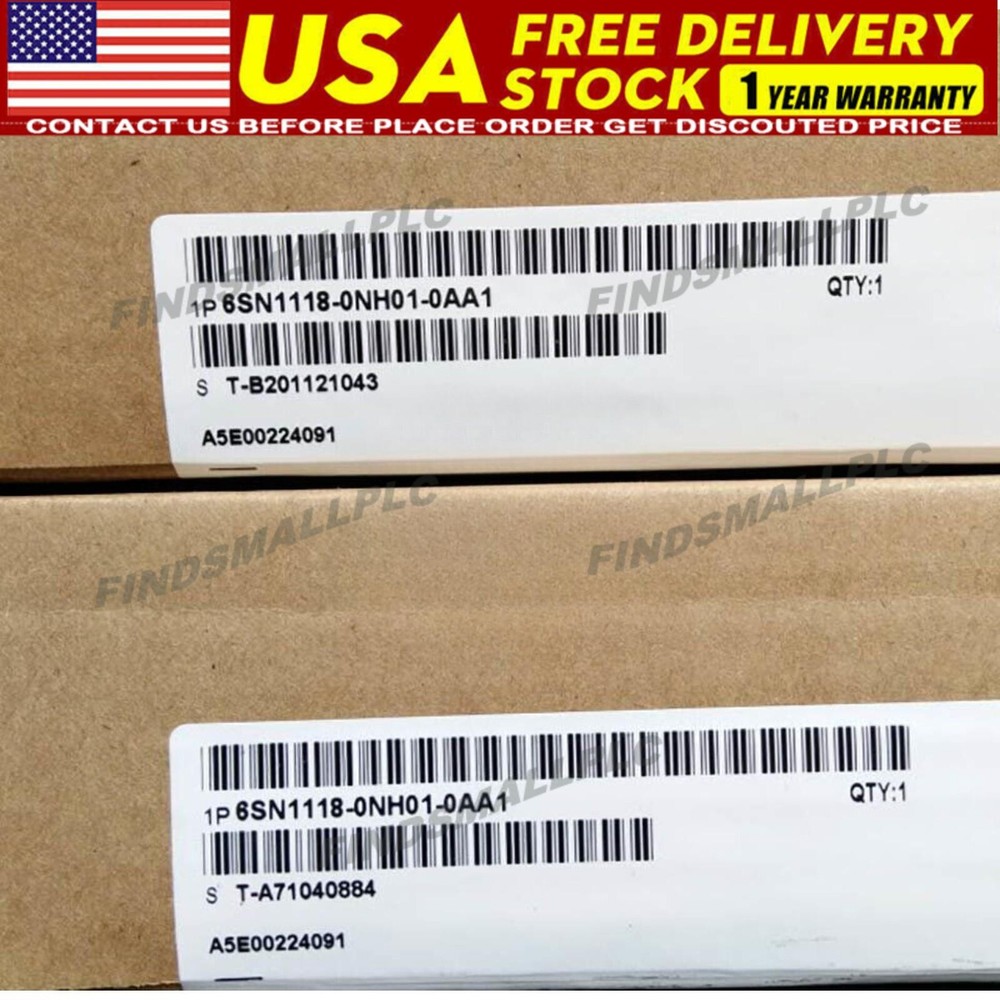 New Siemens SIMODRIVE 611 UNIVERSAL 6SN1118-0NH01-0AA1 6SN1 118-0NH01-0AA1