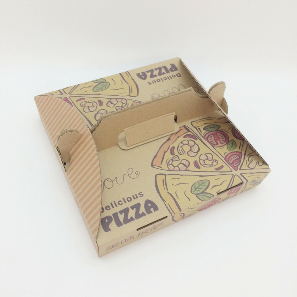 100x Take Out Delivery Container Bakery Cupcake Boxes Pastry Pizza Dessert Box