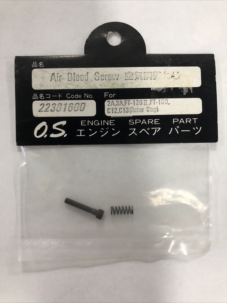 OS Engine 22381600 Air Bleed Screw