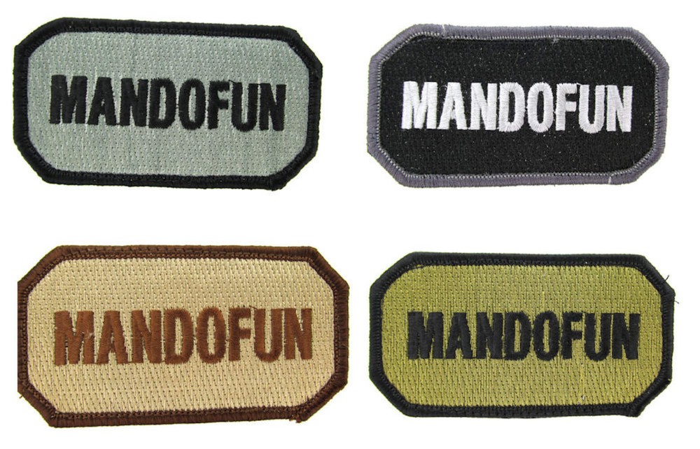 CLEARANCE - MANDOFUN Morale Patch - Various Colors