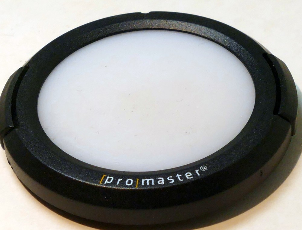 Promaster 55mm Lens Cap for white balance