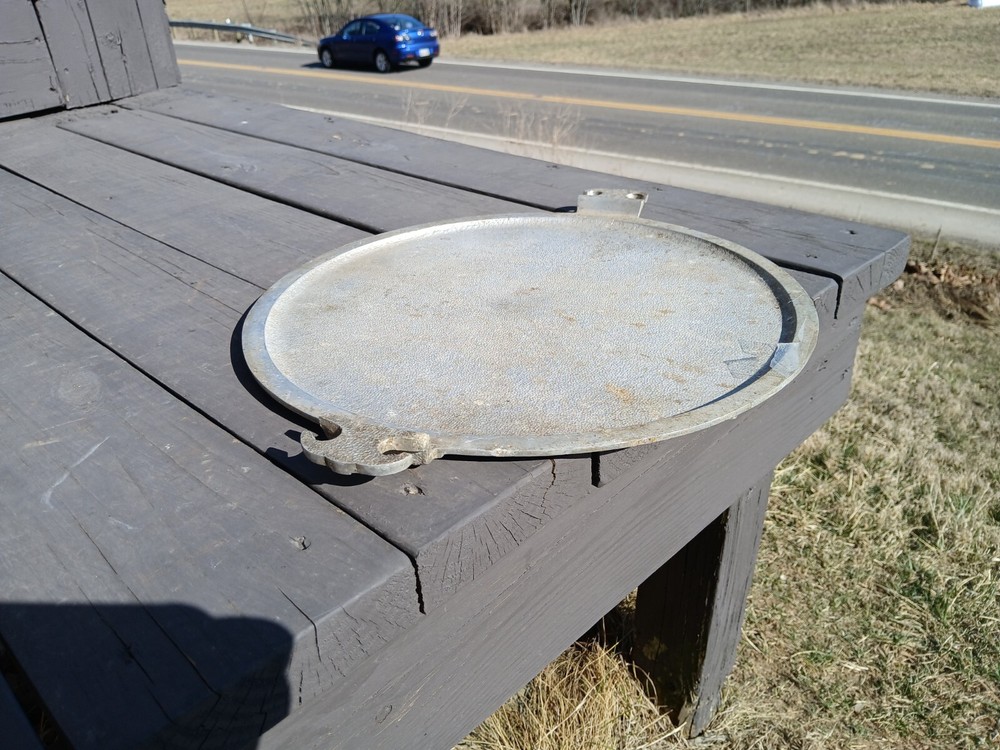 Vintage Aluminum Guardian Serving Ware Handled Round Tray