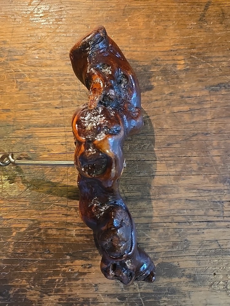 Vintage Wine Cork Puller Made Of Driftwood