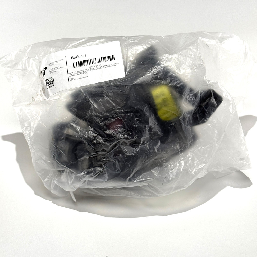 BARKLESS BASKET DOG MUZZLE Size L (Open Box)