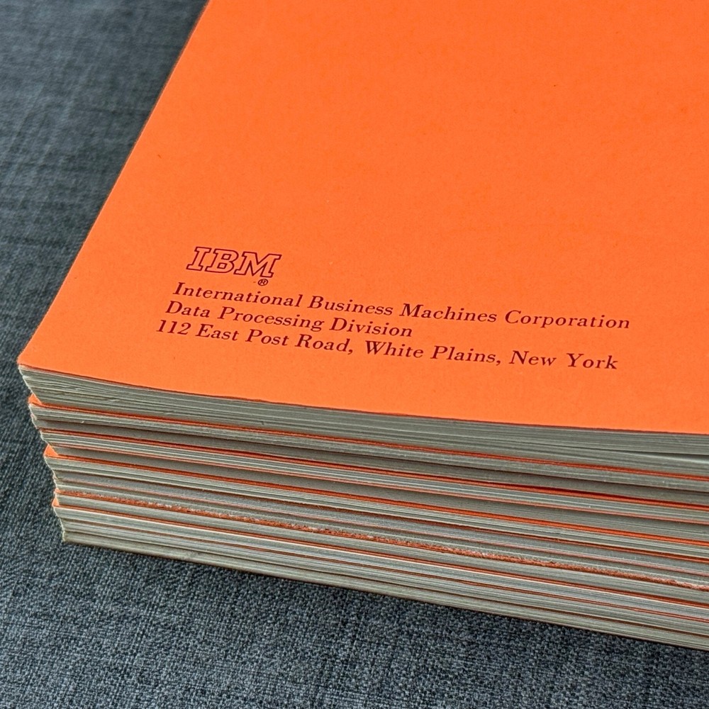 1961 IBM Principles of Programming 12 Book Set Personal Study Program Vintage