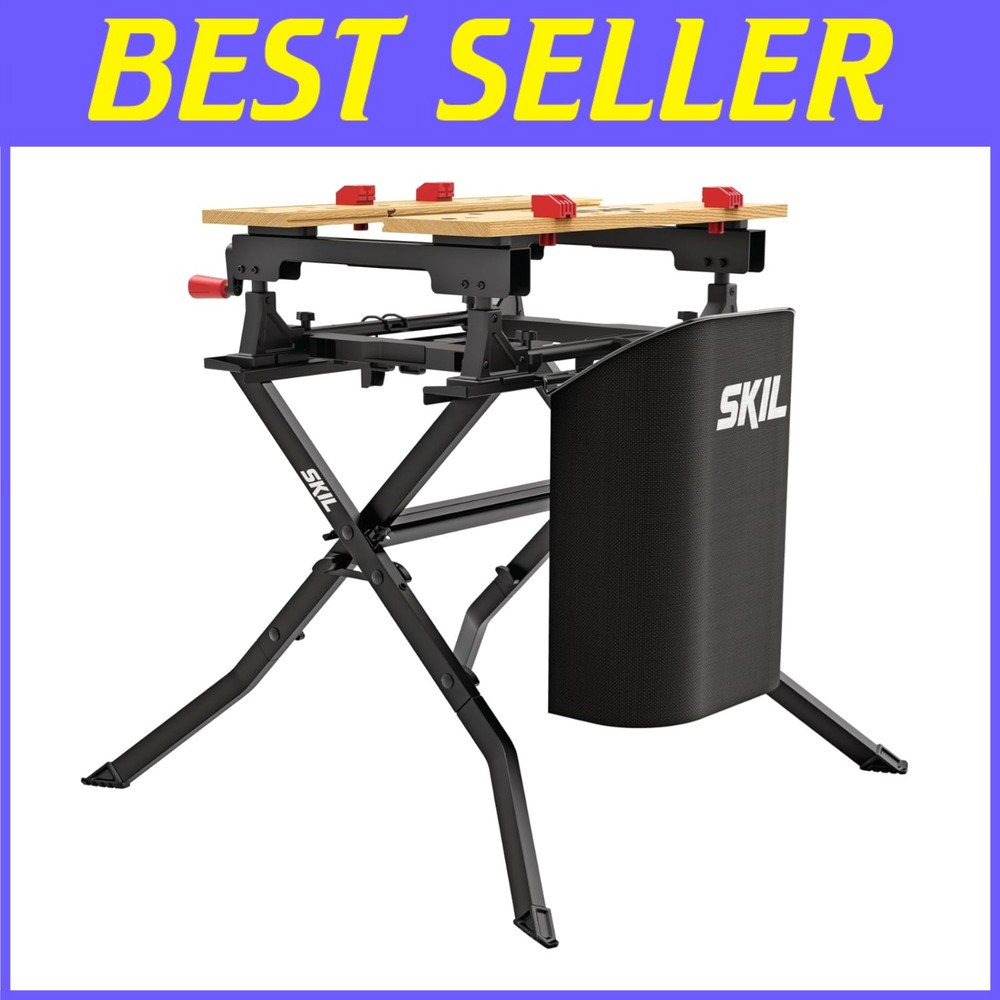 Compact Workbench with Folding Stand - Easy Setup & Storage=