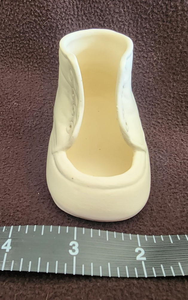 Ready to Paint Ceramic Bisque Baby Shoe