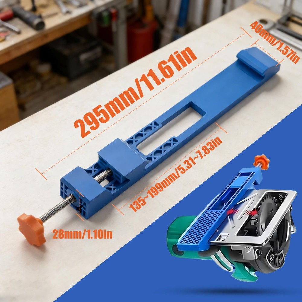 Adjustable Cutting Machine Base Guide, Innovative Clamp Circular Saw Guide El...