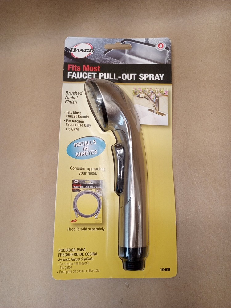 Danco 10409 Pullout Kitchen Spray Head, Brushed Nickel