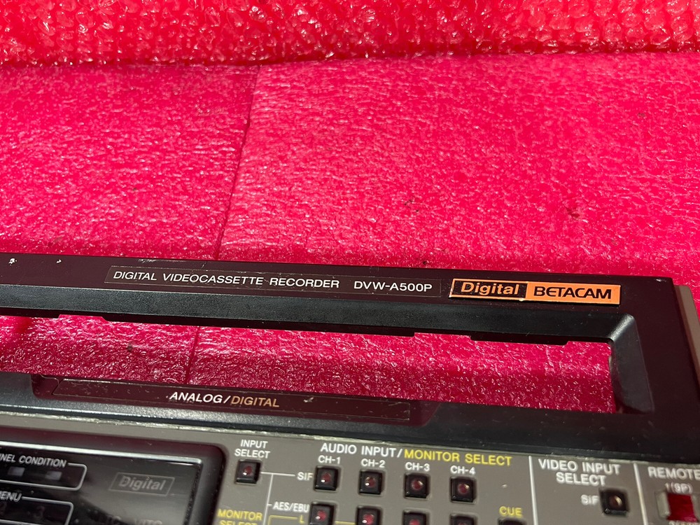 Sony DVW-A500P DIGITAL VIDEOCASSETTE RECORDER ''Panel only''