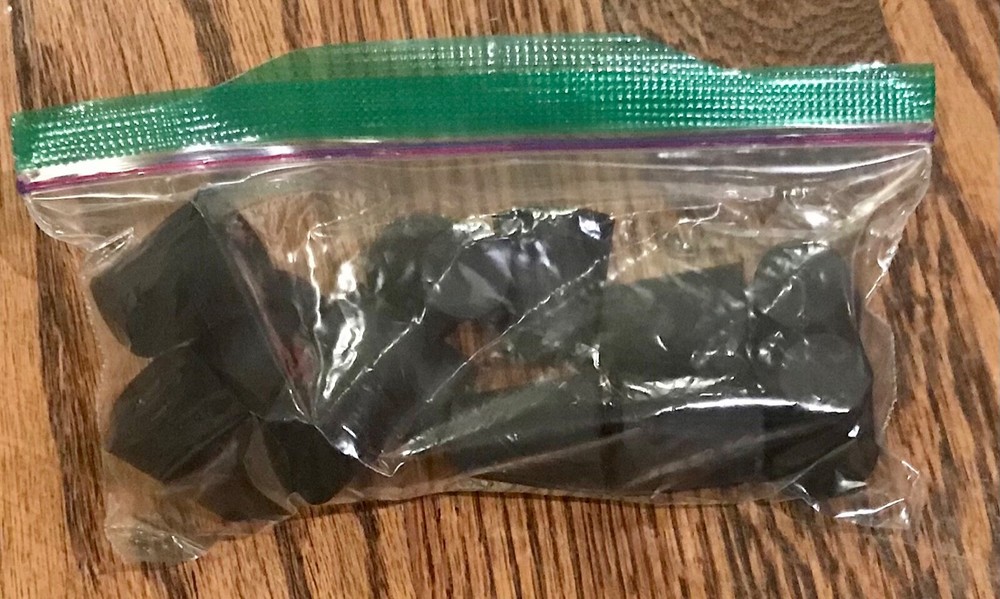 12 Solid Rubber Stoppers #3