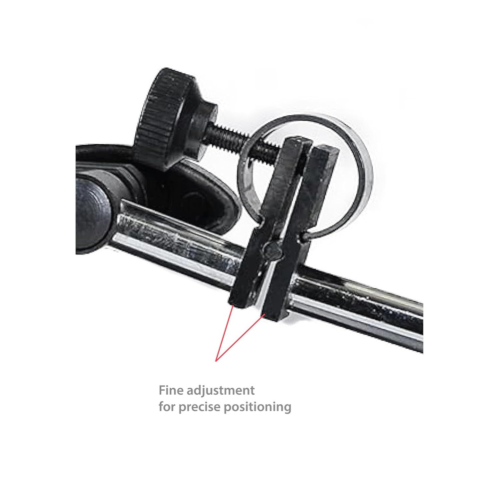 Precision 12" Dial Caliper Set with Magnetic Base & Black Indicator