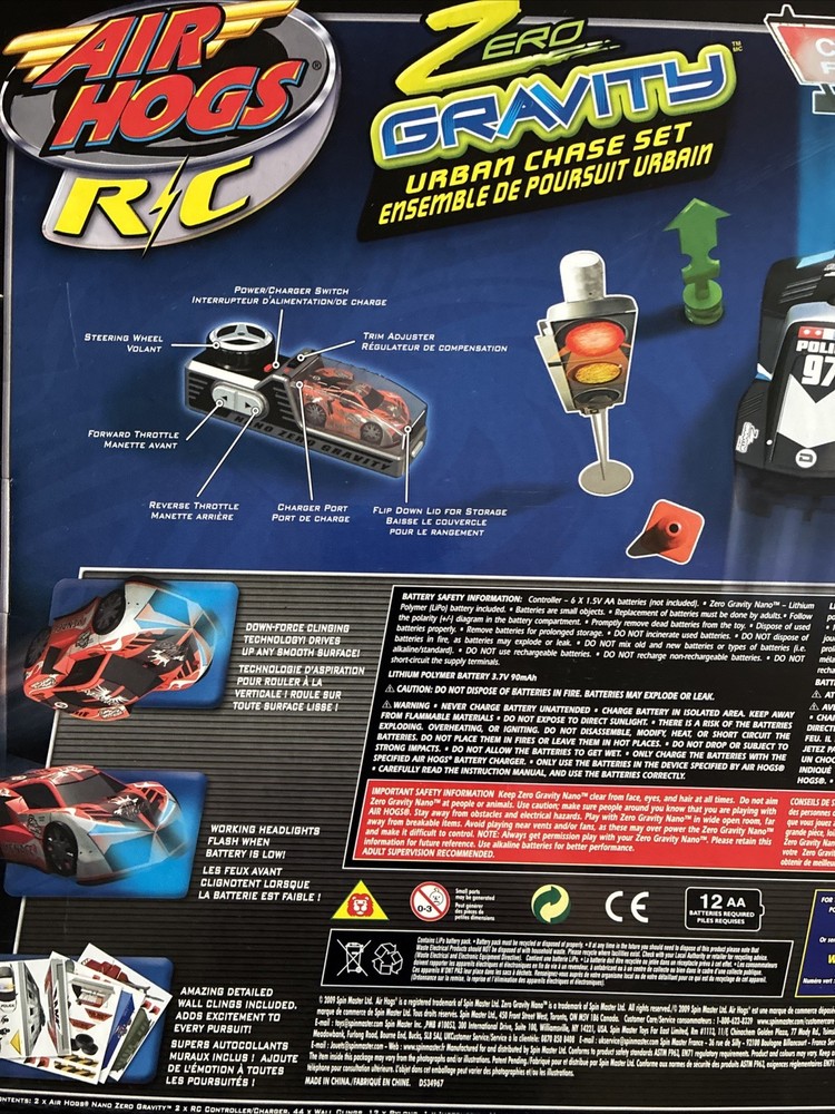 Air Hogs Zero Gravity Urban Chase Set
