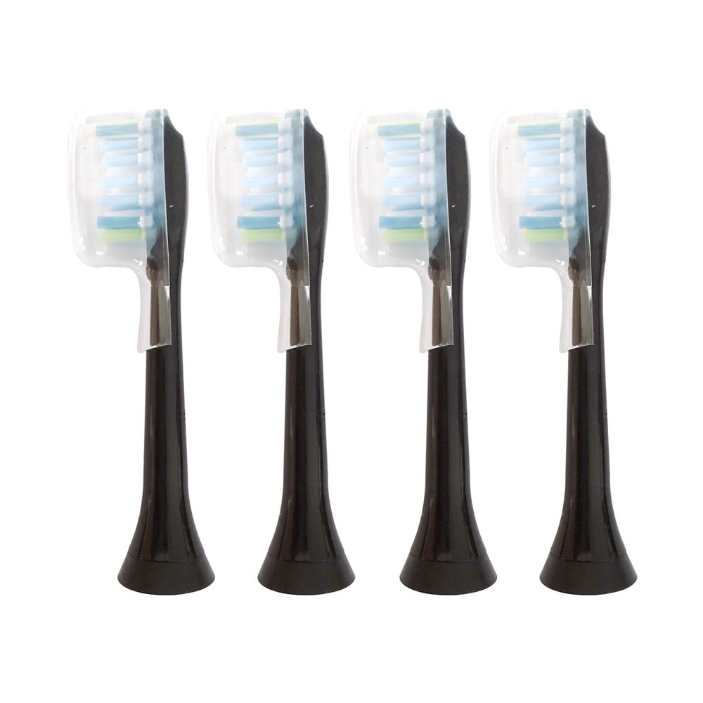 4-Pack Philips Sonicare DiamondClean C3 Premium Black Replacement Head | w/o Box