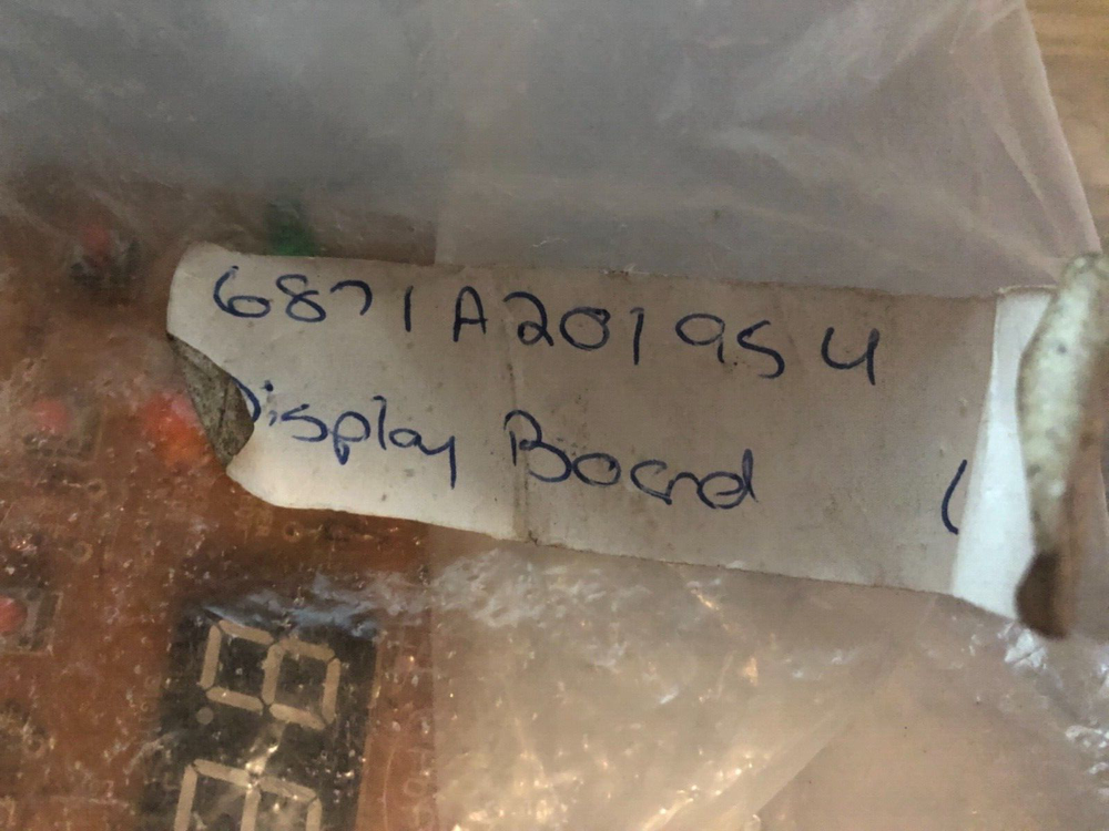 6871A20195U / Lg Ac Window Wall Unit Display Board