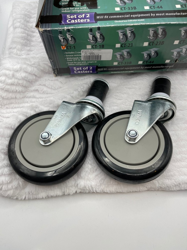Winco CT-1 Universal Casters Set of Two