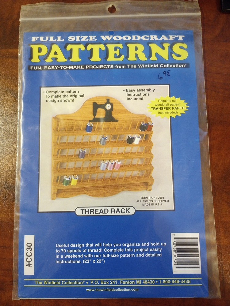 Full Size Woodcraft Patterns Thread Rack