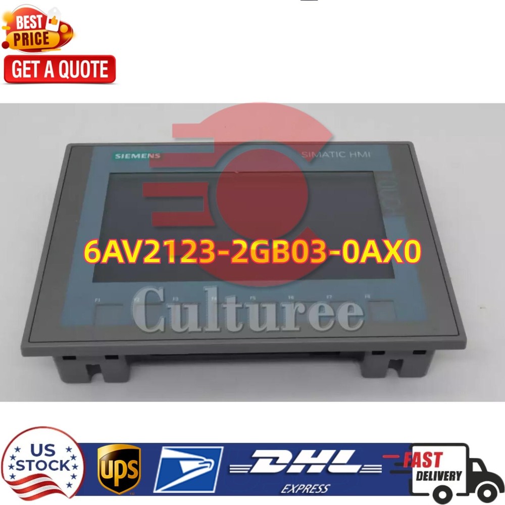 New Siemens 6AV2 123-2GB03-0AX0 6AV2123-2GB03-0AX0 HMI KTP700 Basic Panel