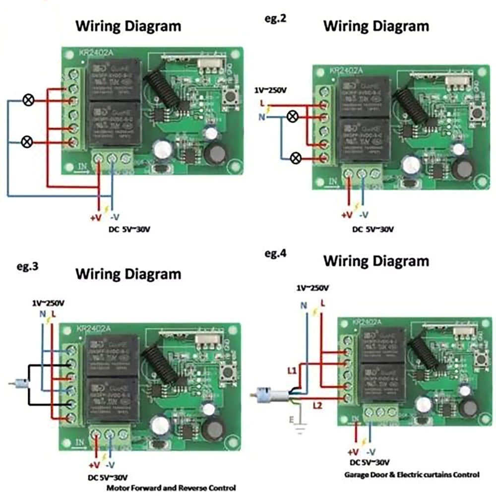 Wireless Remote Control 20pieces Storage Remote Controls Relay Transmitter