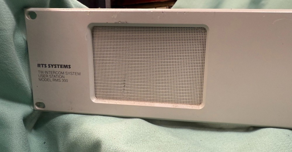 RTS Systems TW Intercom System RMS300 User Station Rack Mount Speaker