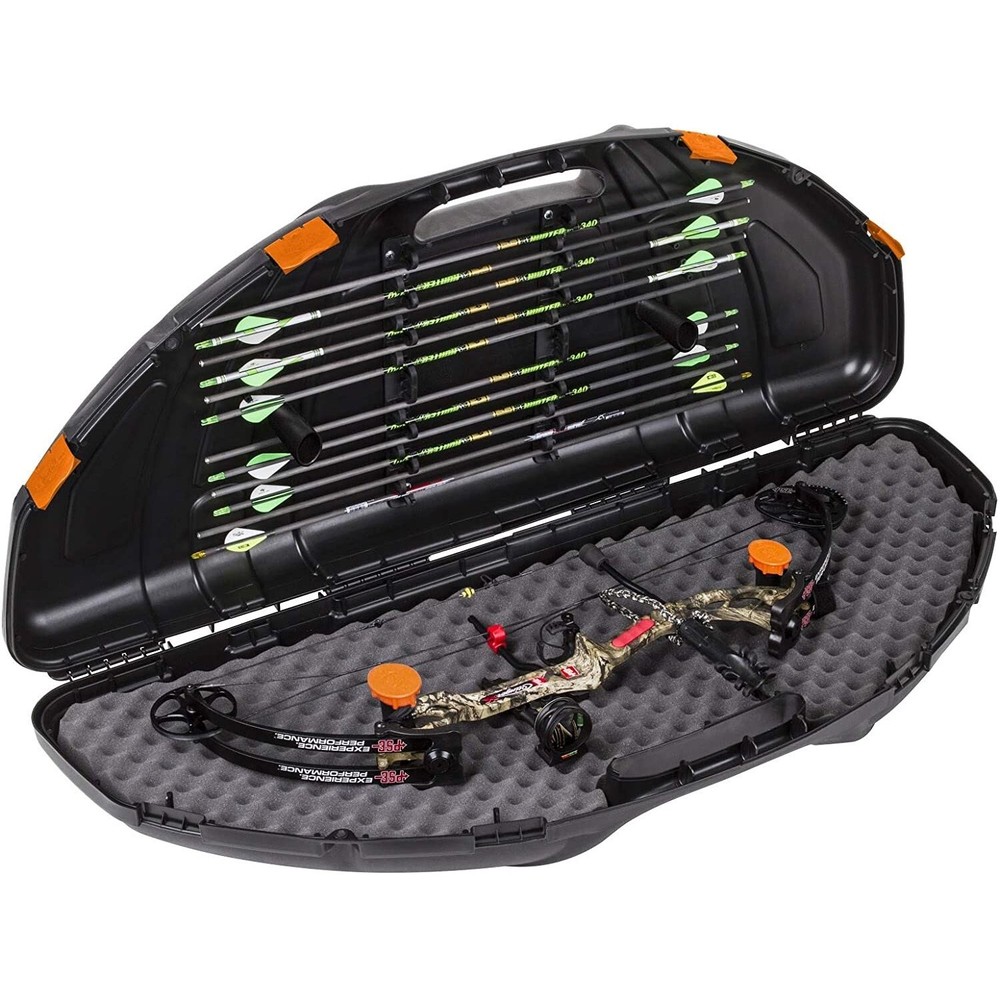 Flambeau Outdoors Protected Shot Compound Bow Case With Locking System Black