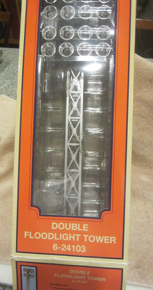 Lionel 6-24103 Double Floodlight Tower Operating