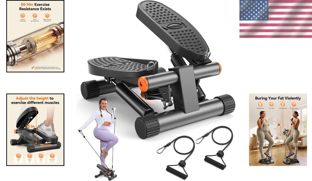 Silent Step Machine for Full Body Exercise
