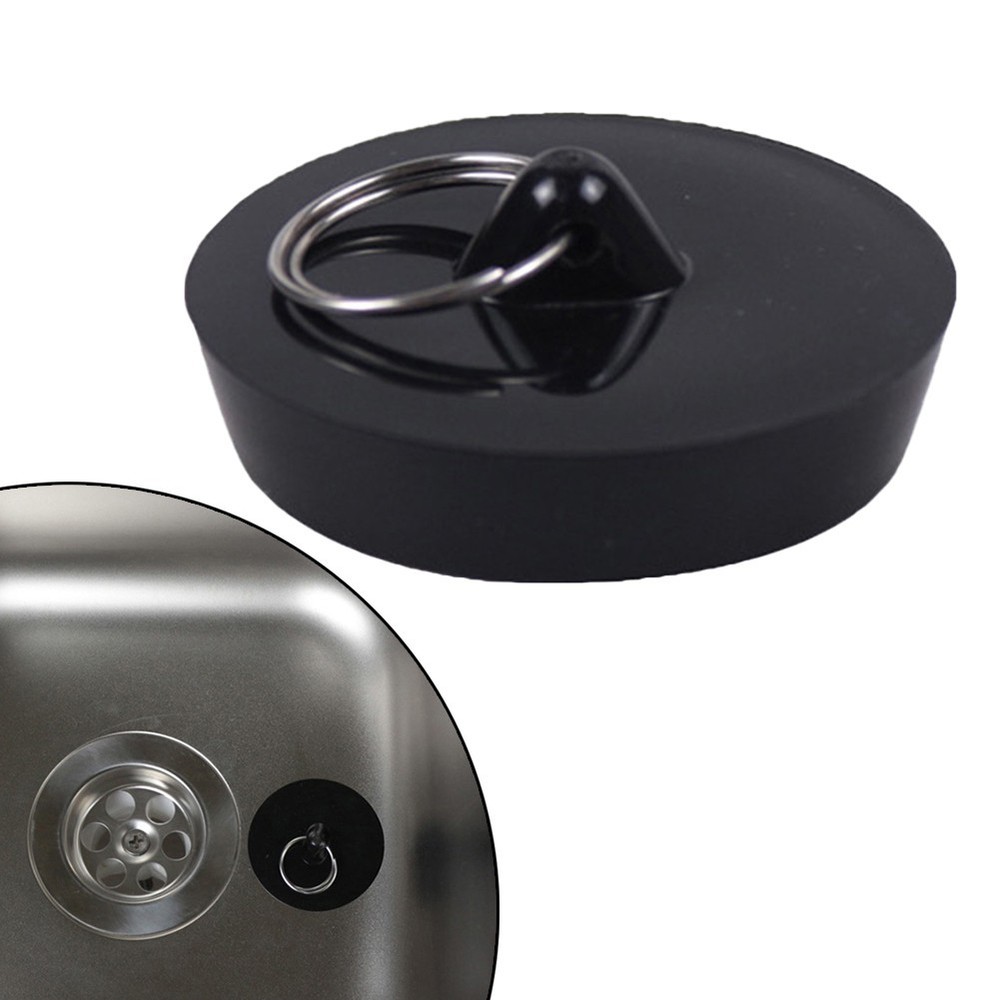 Rubber Stopper Black Stain-Proof With Hanging Ring High-Quality Materials