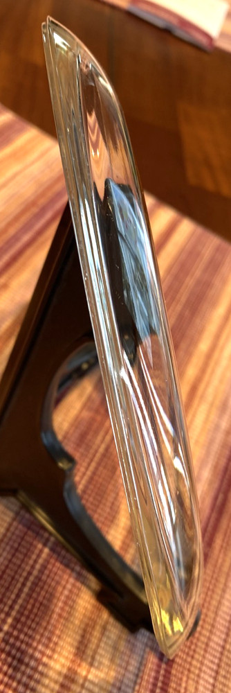 8"dia. 6" Flat bottom Clear Plate, For Liquid Light Show Effect, 5/16" Thick