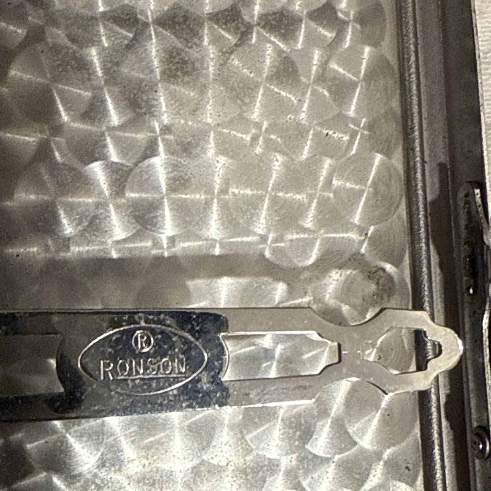 Vintage Ronson Master-Case , Cigarette Case Combination Lighter