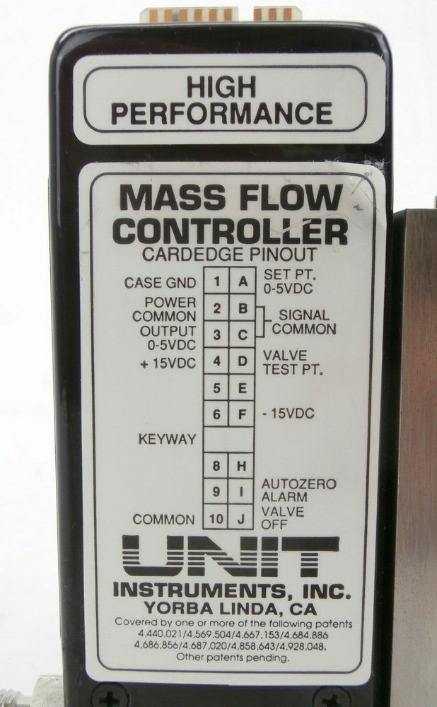 UNIT Instruments UFC-1200A Mass Flow Controller 500 SCCM CHF3 Working Spare