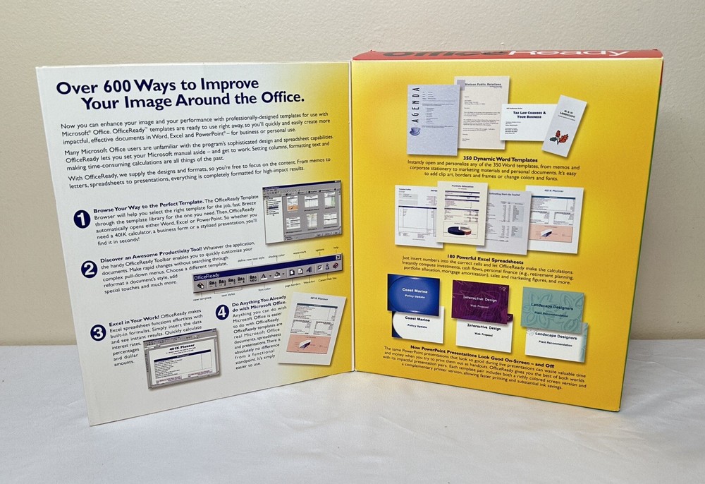 Canon OfficeReady PC CD Templates MS Word Excel PowerPoint Business Documents