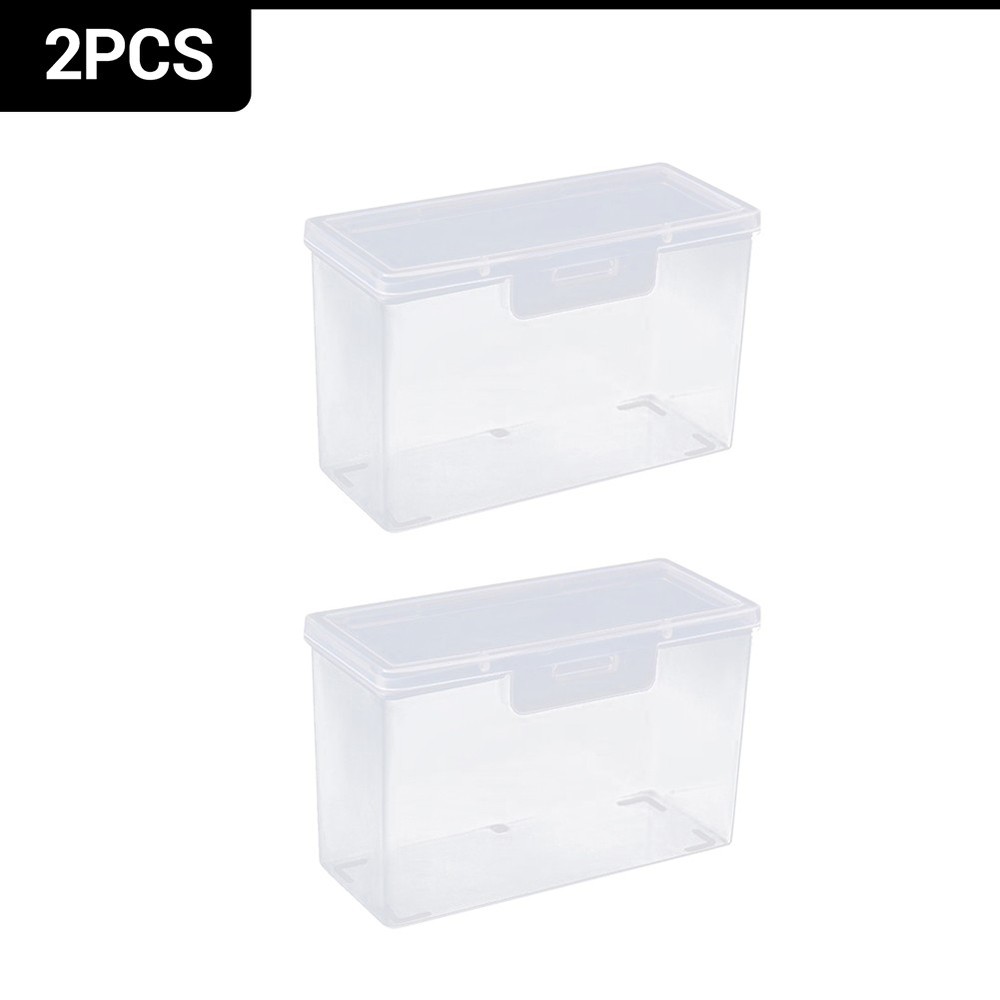 Plastic Trading Card Storage Box Card Organizer Empty Storage Box for Game Card