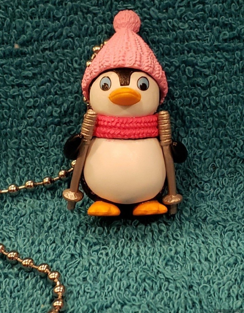 Penguin Handmade Light Pull or Fan Pull - Penguin Decor