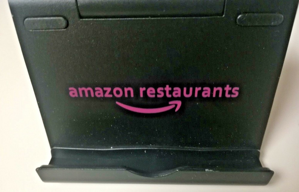 Amazon Restaurant Portable Steel Book Desk Stand Angle Adjustable Button Black