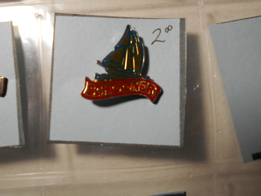 1" Schooner beer hat pin