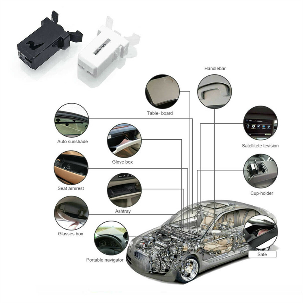 Replacement Overhead Console Sunglasses Holder Latch 2 Pack for Vehicle Use