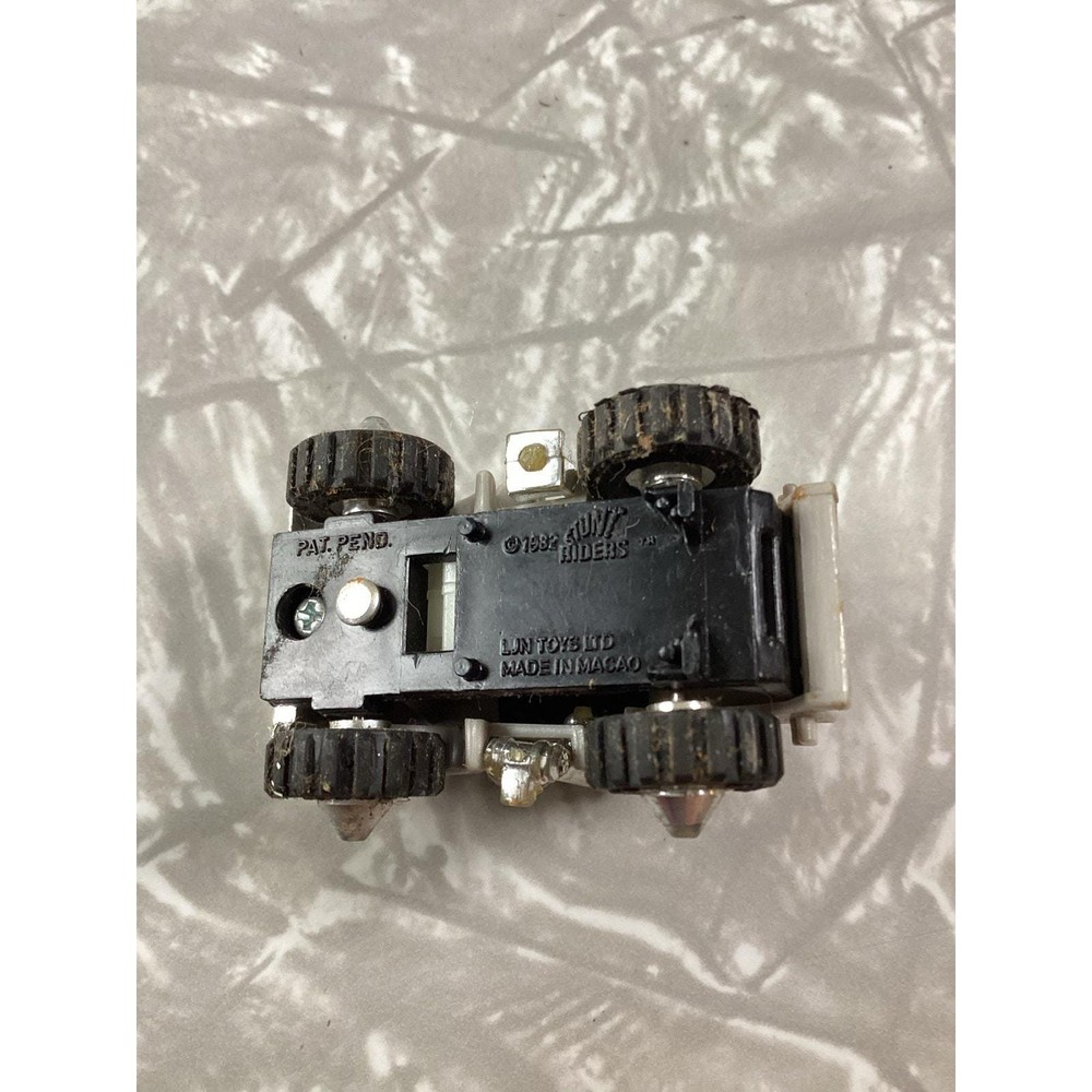 1982 Stunt Riders Grey Semi Pull Back Friction Racer 2"
