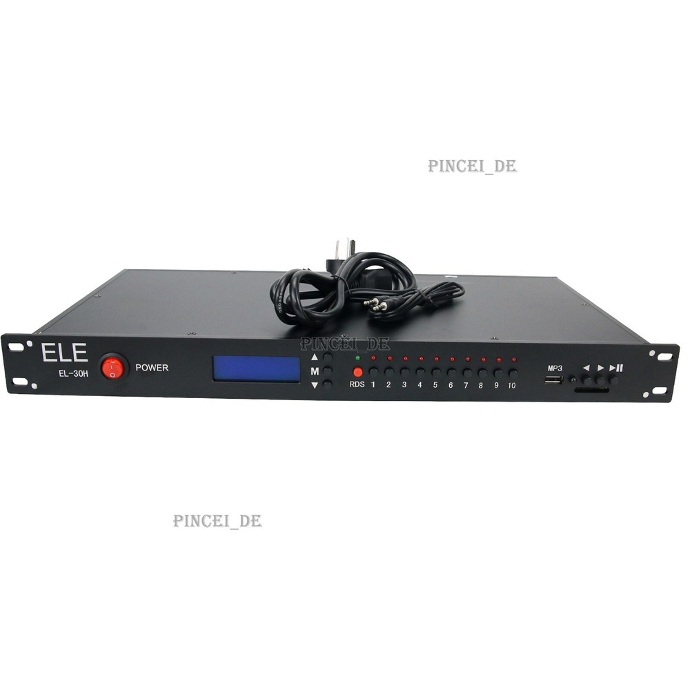 ELE EL-30H FM Broadcast Transmitter FM Transmitter with RDS and Power Amp Module