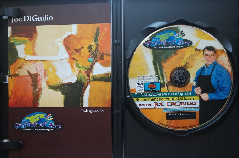 The Abstract Expressionist Mind Expanded DVD Joe DiGiulio