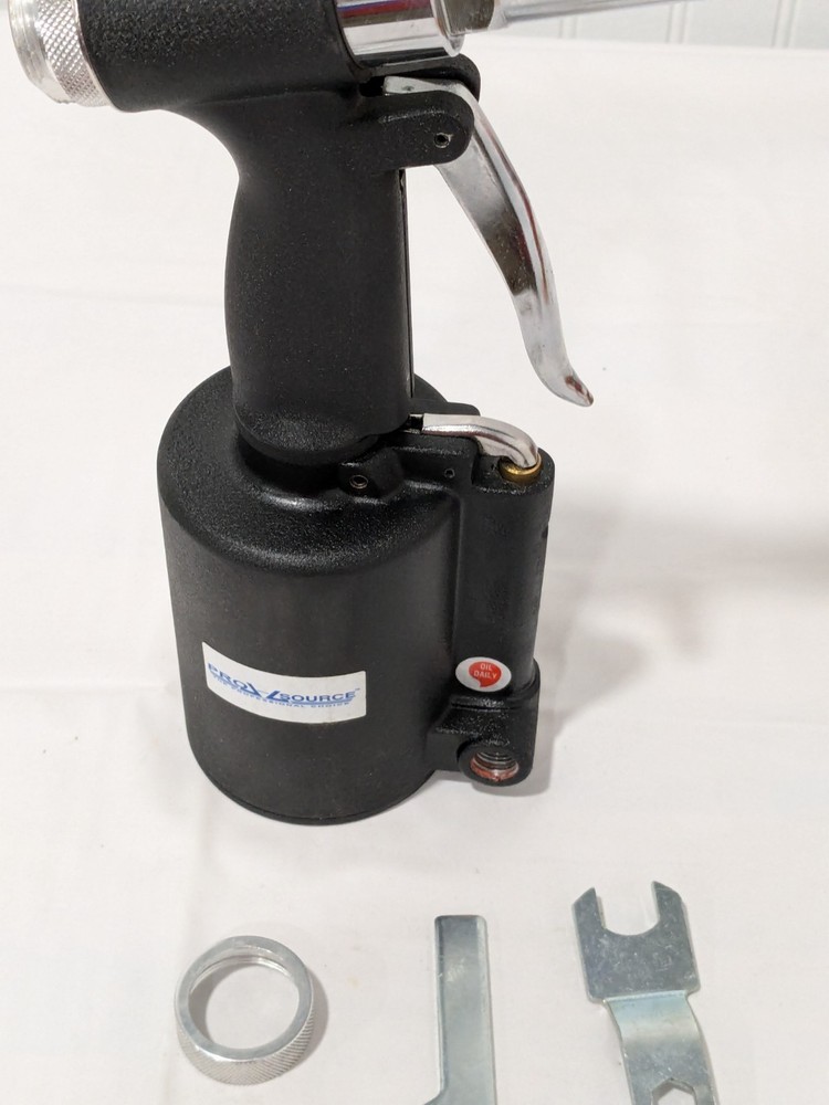 PRO-SOURCE Air Rivet Tool: 0.551" Stroke Length MISSING SAFETY CAP PROSG-0200