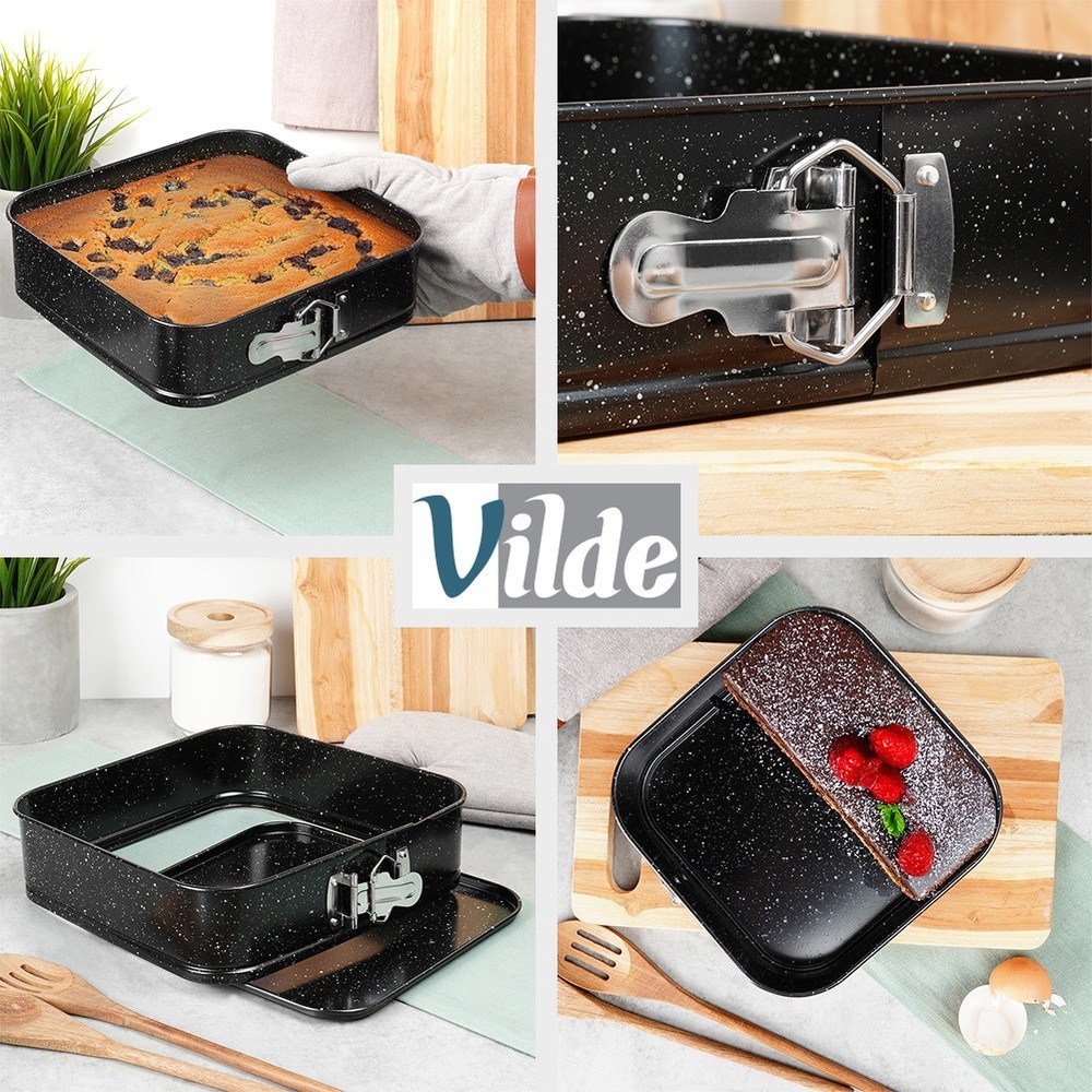 Springform pan granite 20 / 28 cm 2 pcs. Cake tin, flat base, baking tin,...