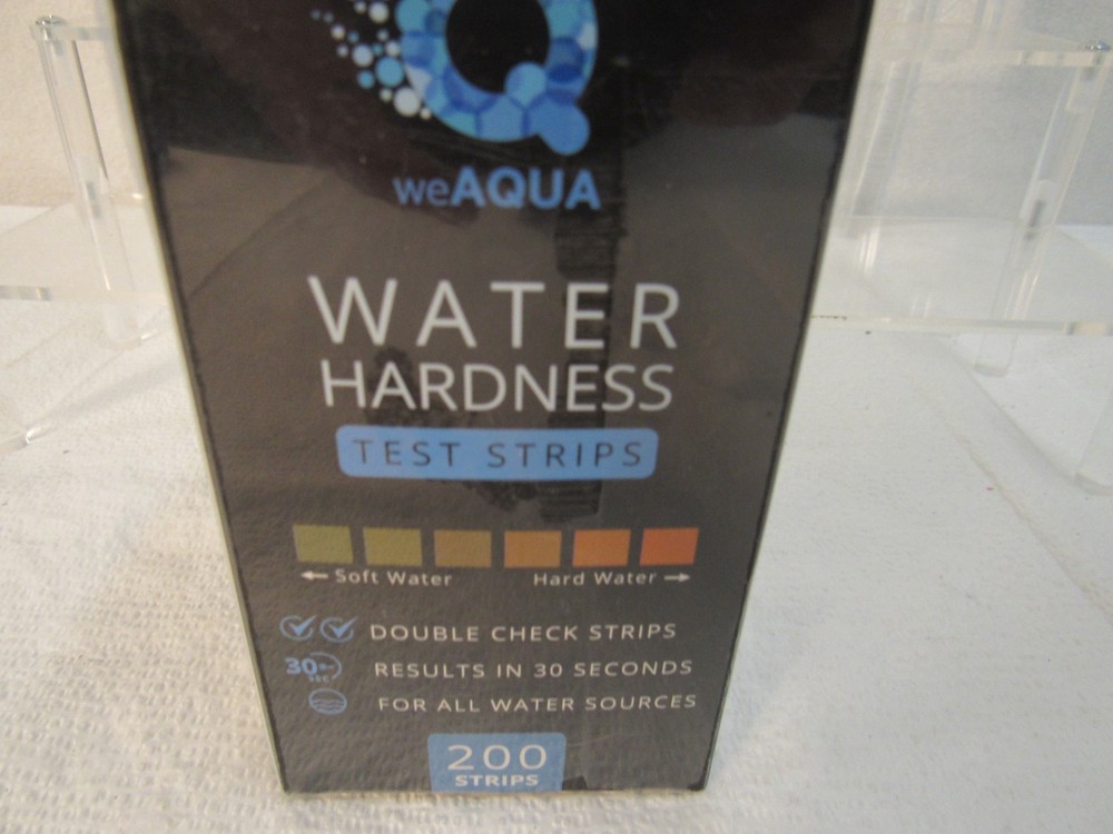 WeAqua Water Hardness Test Strips - 200 Ct Double Check Strips
