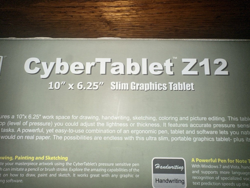 Adesso Cyber tablet Z12 10" x 6.25" Slim Graphics Tablet