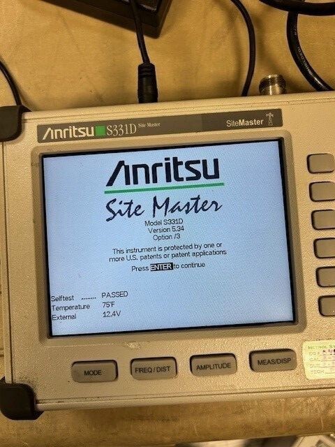 10 Anritsu S331D Site Master Cable & Antenna Analyzer SiteMaster S331