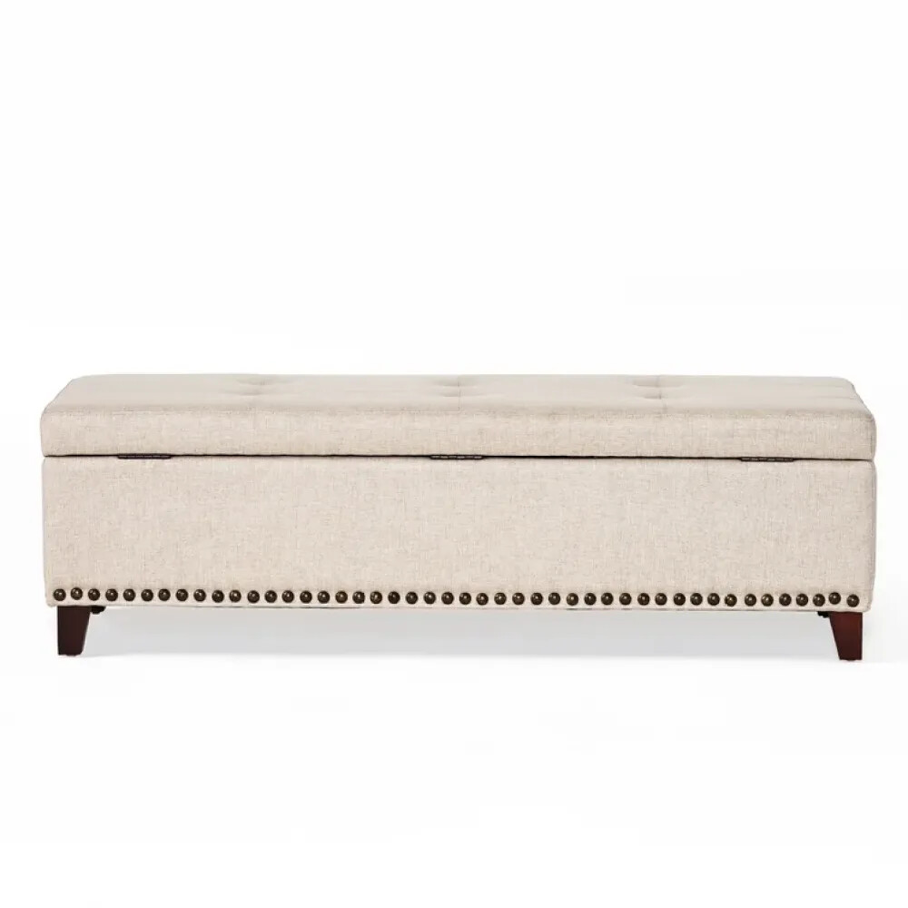 Versatile Baltimore Ottoman with Hidden Storage for Home Essentials